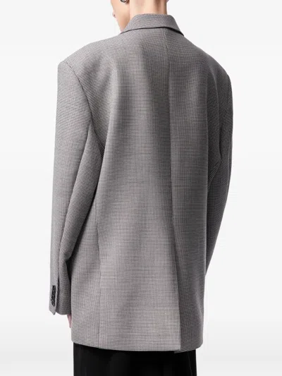 Article Ten Houndstooth Blazer In Gray