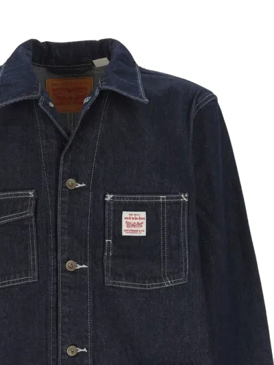 Levi's Berkley Cotton Denim Chore Coat In Blue
