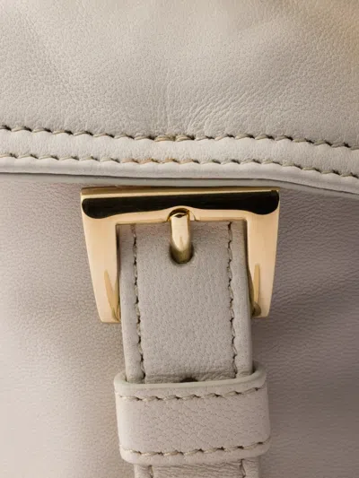Prada Explore Medium Nappa Leather Shoulder Bag With Flap In Neutral