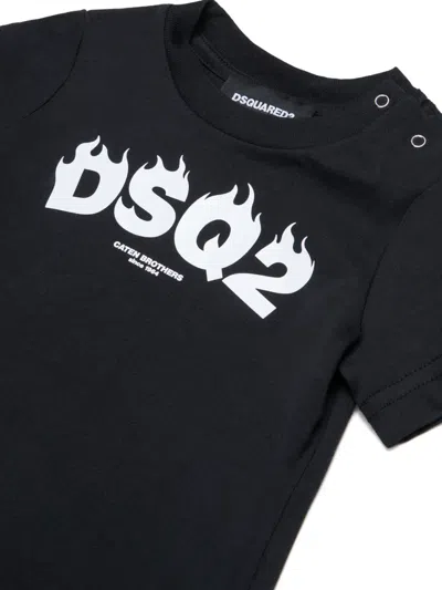 Dsquared2 Logo Graphic T-shirt In Black