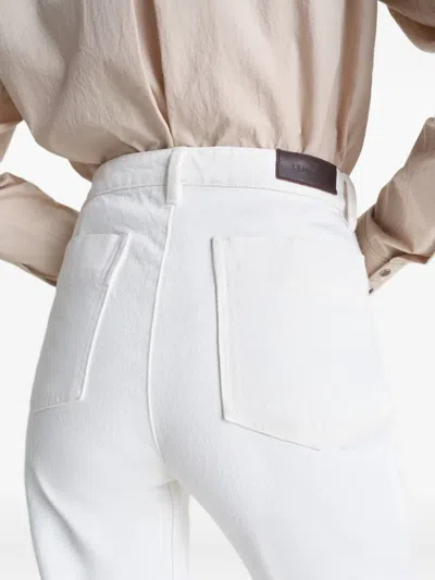 Lemaire Five Pockets Twisted Jeans In White