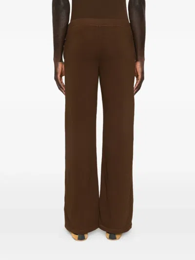 Entire Studios Drawstring Track Pants In Brown