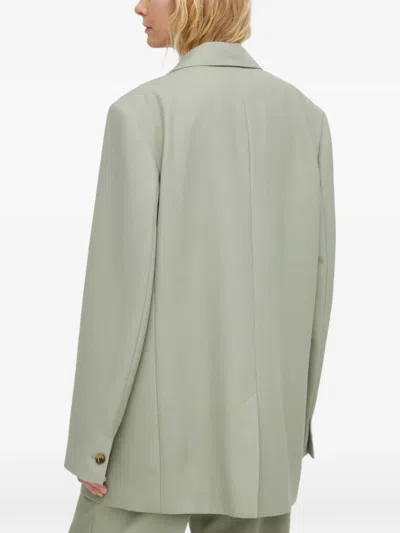 Won Hundred Buttoned Pocket Blazer In Gray
