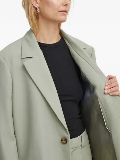 Won Hundred Buttoned Pocket Blazer In Gray