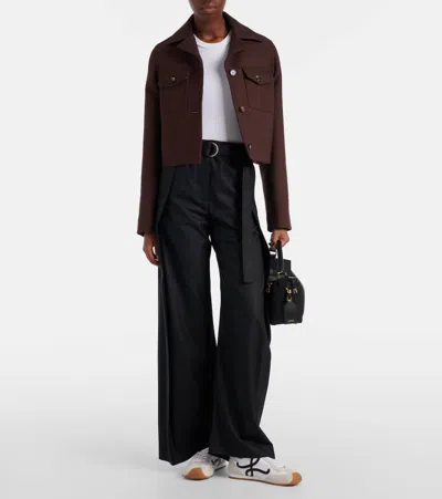 Loewe Ballet Runner 2.0 Nylon And Calfskin Low-top Sneakers In White