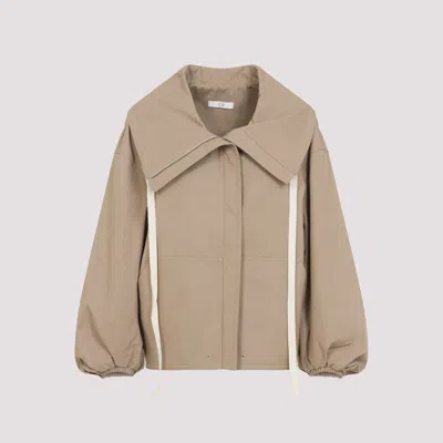 Co Rolled Llar Jacket In Gray