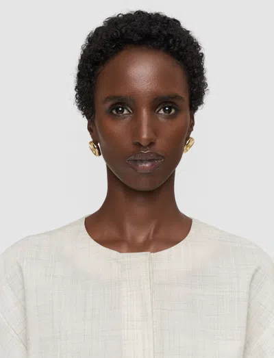 Joseph Yani Light Wool Blouse In White