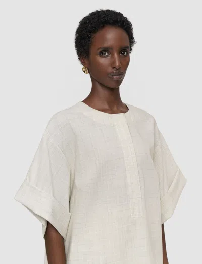 Joseph Yani Light Wool Blouse In White