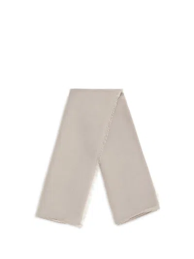 Max Mara Rectangular Scarf In Neutral