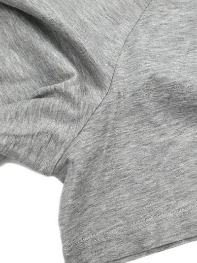 Pre-owned Prada 2017 Logo-appliqué T-shirt In Gray