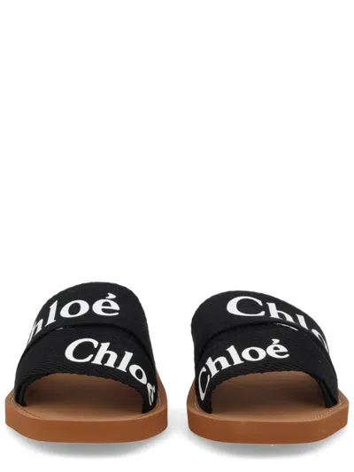 Chloé Woman Sandals Black Size 5 Polypropylene In Black