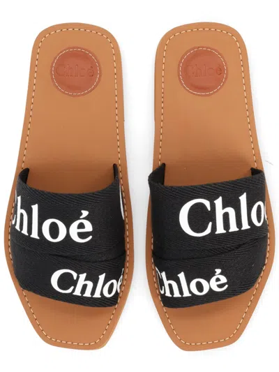 Chloé Woman Sandals Black Size 5 Polypropylene In Black