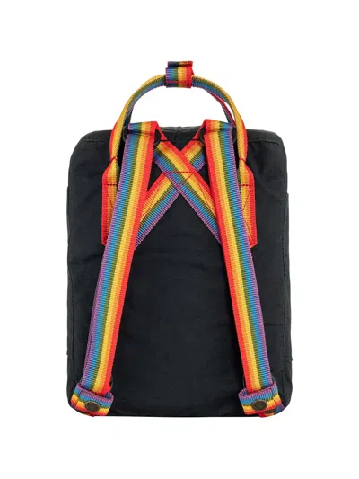 Fjall Raven Rainbow-strap Backpack In Black