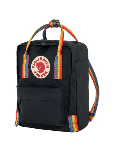 Fjall Raven Rainbow-strap Backpack In Black