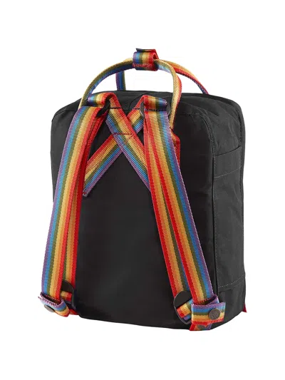 Fjall Raven Rainbow-strap Backpack In Black