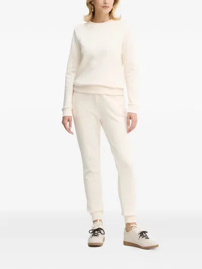 Armani Exchange Logo-detail Drawstring Track Pants In Neutral