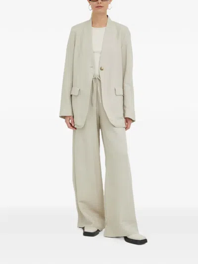 Lovechild Single-breasted Jacket In White