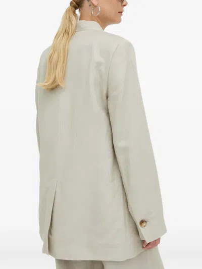 Lovechild Single-breasted Jacket In White