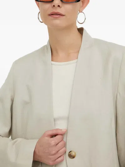 Lovechild Single-breasted Jacket In White