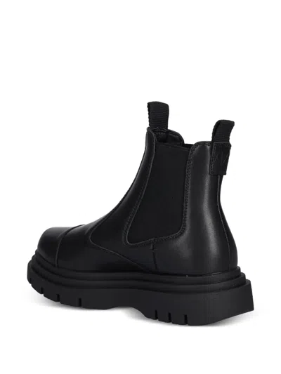 Armani Exchange Beatles Elasticated Pull-tab Boots In Multi