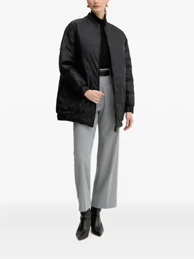 Armani Exchange Zip-fastening Patterned Jacket In Black