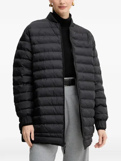 Armani Exchange Zip-fastening Patterned Jacket In Black