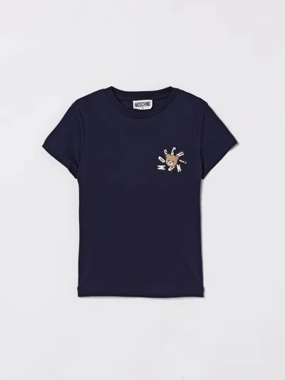 Moschino Graphic T-shirt In Blue