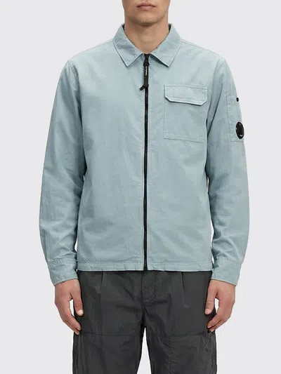 C.p. Company C.p.company Organic Cotton Overshirt In Blue