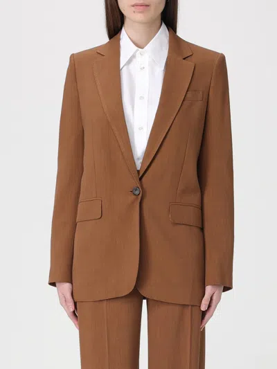 Etro Long-sleeved Suit Jacket In Brown