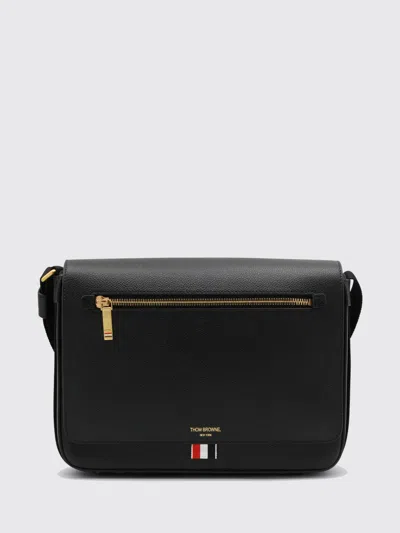 Thom Browne Black Messenger In Black