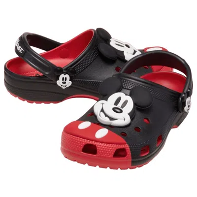 Crocs X Disney Mickey Mouse Classic Clogs In Black