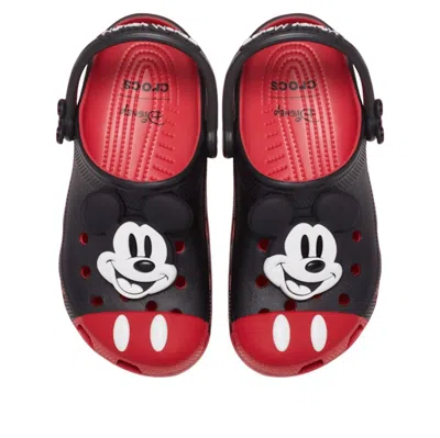 Crocs X Disney Mickey Mouse Classic Clogs In Black