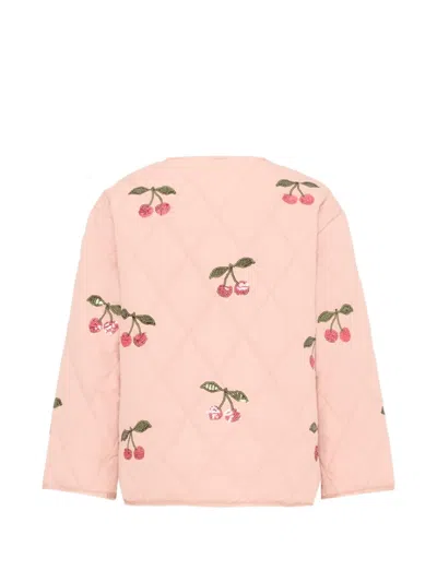 Konges Sløjd Quilted Cherry Jacket In Pink