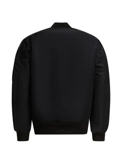 Buzz Rickson's Patched Bomber Coat In Black