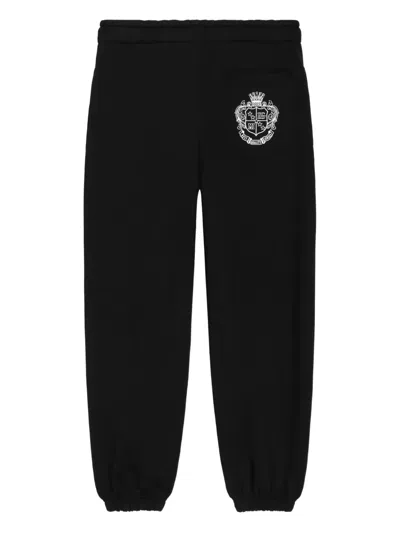 Dolce & Gabbana Cotton Sweatpants In Black