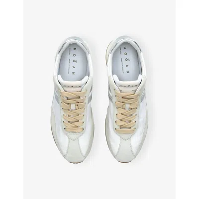 Hogan Athletic Suede Sneakers In Neutral