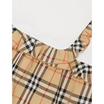 Burberry Check-pattern Dress In Multi