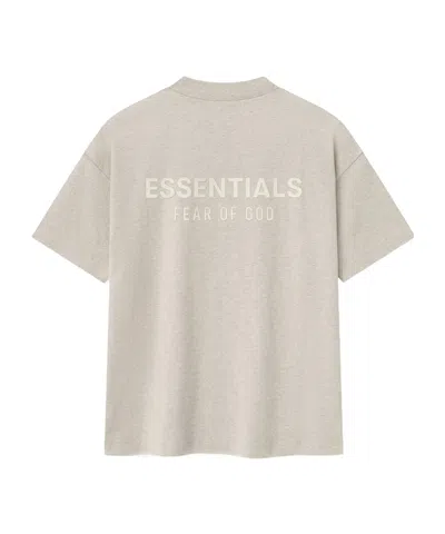 Essentials Logo-motif T-shirt In Neutral