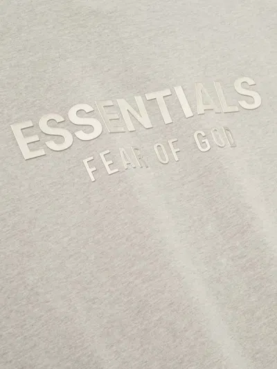 Essentials Logo-motif T-shirt In Neutral