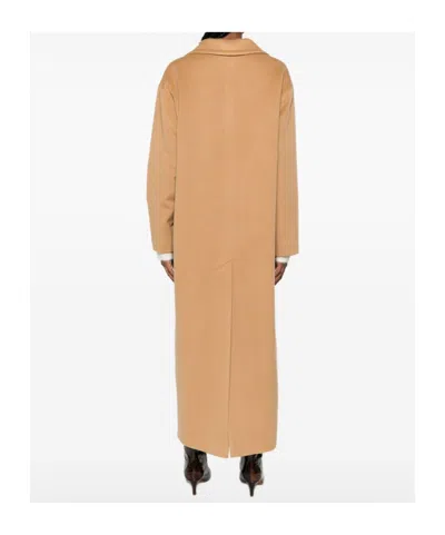 Tagliatore Flap-pocket Button-fastening Coat In Nude