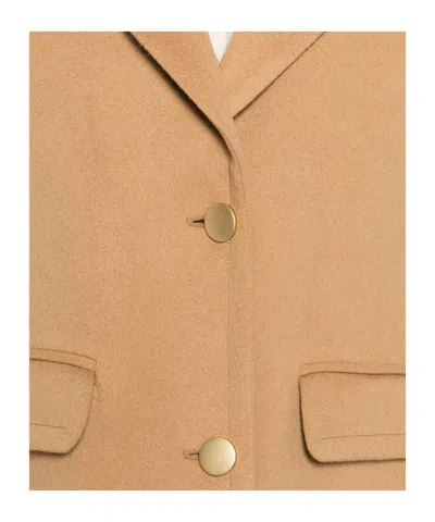 Tagliatore Flap-pocket Button-fastening Coat In Nude