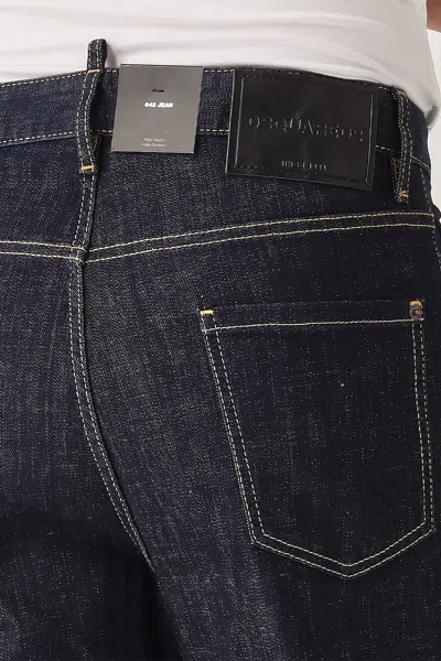 Dsquared2 Jeans With Belt Loops In Blue