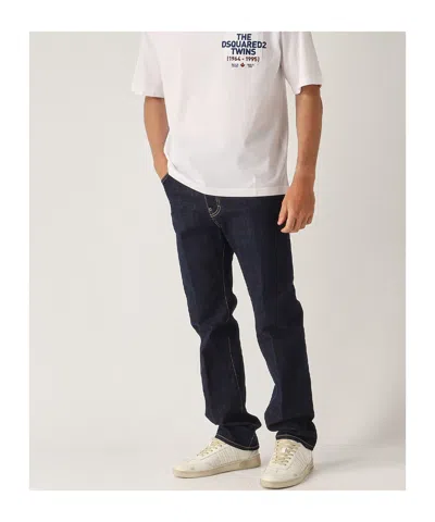 Dsquared2 Jeans With Belt Loops In Blue