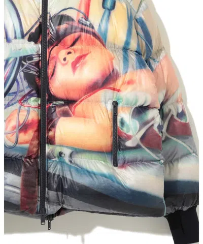 Undercover Long-sleeved Down Jacket In Multi