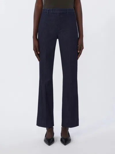 Max Mara Diana Belt-loop Jeans In Blue
