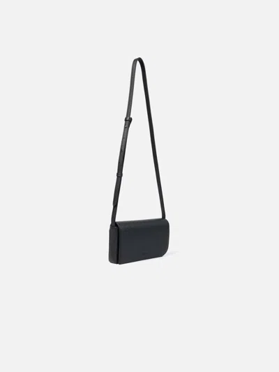 Jacquemus Shoulder Bag Adjustable Strap Rectangular Shape In Black