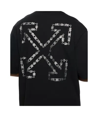 Off-white Men Black 3d Arrow Spray T-shirt, S Luxury T-shirts For Men Darveys