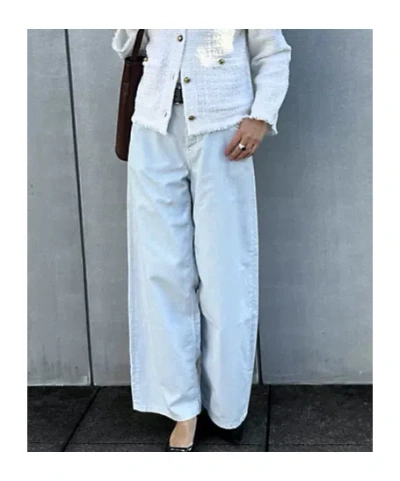 Haikure Belt Loop Jeans In White