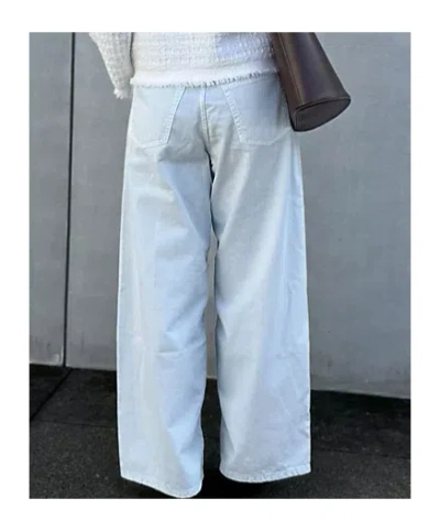 Haikure Belt Loop Jeans In White
