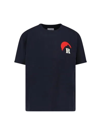 Rhude 'moonlight' T-shirt In Blue